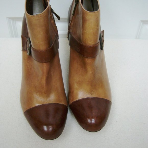 Max Studio Rally Leather Ankle Bootie - Picture 2 of 6